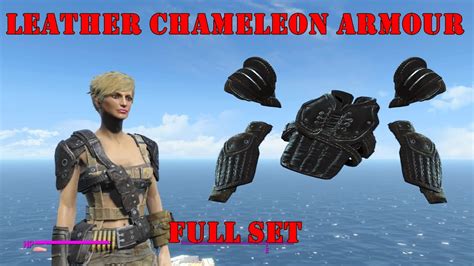 fallout 4 chameleon armor|Fallout 4: Full Chameleon Leather Armour .
